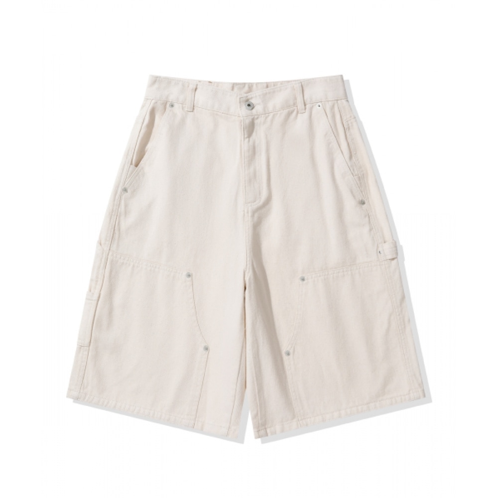 CODEGRAPHY カーペンターコットンパンツ_クリーム