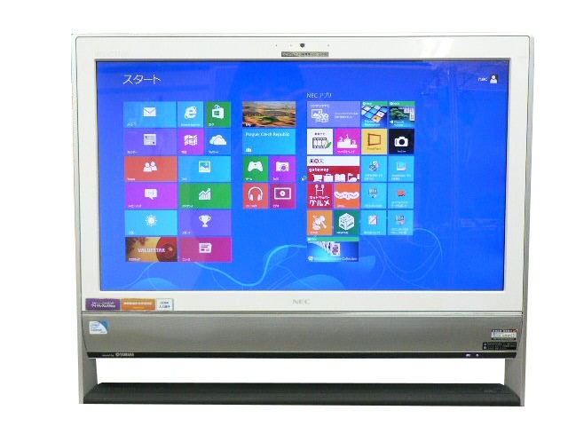 NEC デスクトップパソコン 中古パソコン VN370/J ホワイト デスクトップ 一体型 本体 Windows8 Celeron DVD 地デジ/BS/CS 4GB/1TB 送料無料 中古