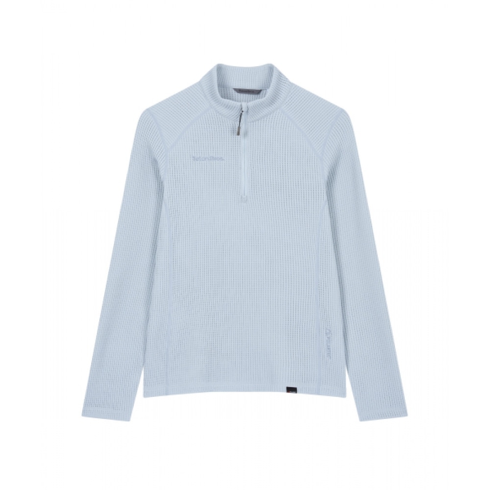 TETONBROS 女性用パワードライメッシュジップTシャツ