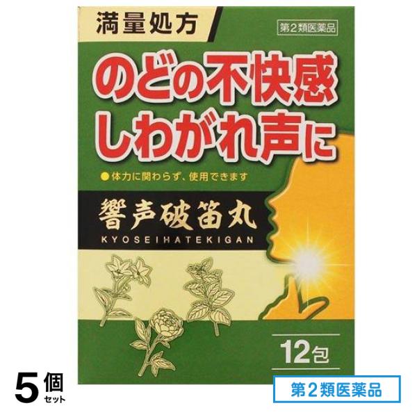 第２類医薬品 ジェーピーエス製薬 響声破笛丸エキス顆粒G 12包 5個セット 5,333円