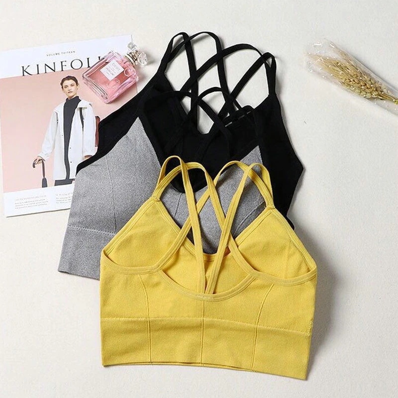 をクロスします 背中魅せブラ ブトップ スポーツ レジャー 柔らか 快適な 下着 チラ見え防