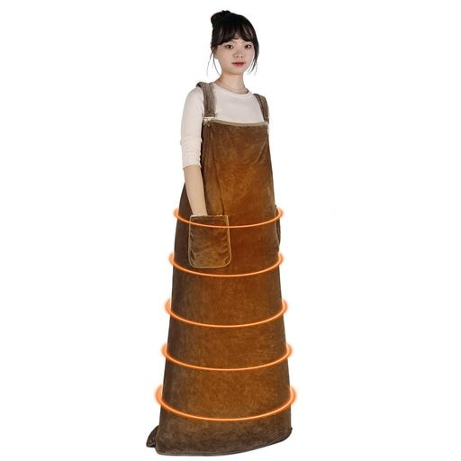 [MYCARBON] 2024最新 電気毛布 着る電気毛布 着るこたつ 歩けるコタツ 掛け敷き兼用 防寒対策 暖房器具 ダニ退治 電気ブランケット フランネル 7段階温度調整 ふわふわ 丸洗い可 節電