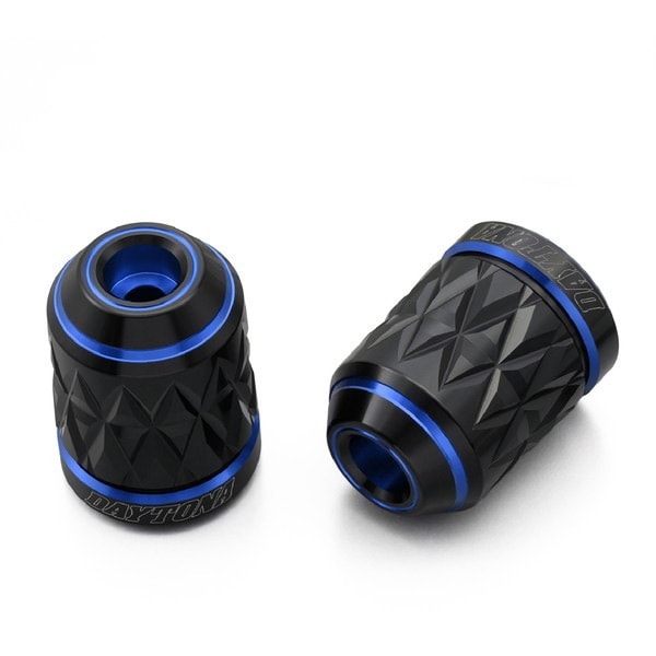 D37688 PREMIUM ZONE バーエンド カワサキ(M6)用 KIRIKO ブルー