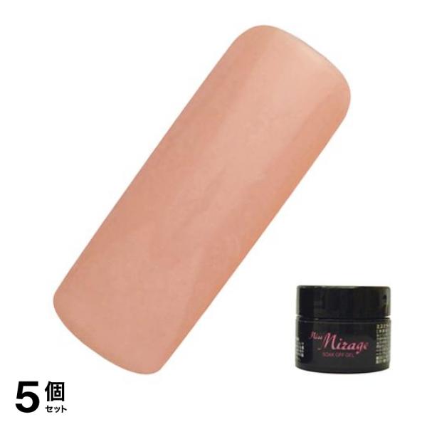Miss Mirage(ミスミラージュ) ソークオフジェル シアー ヌードベージュ S9 S 2.5g 5個セット