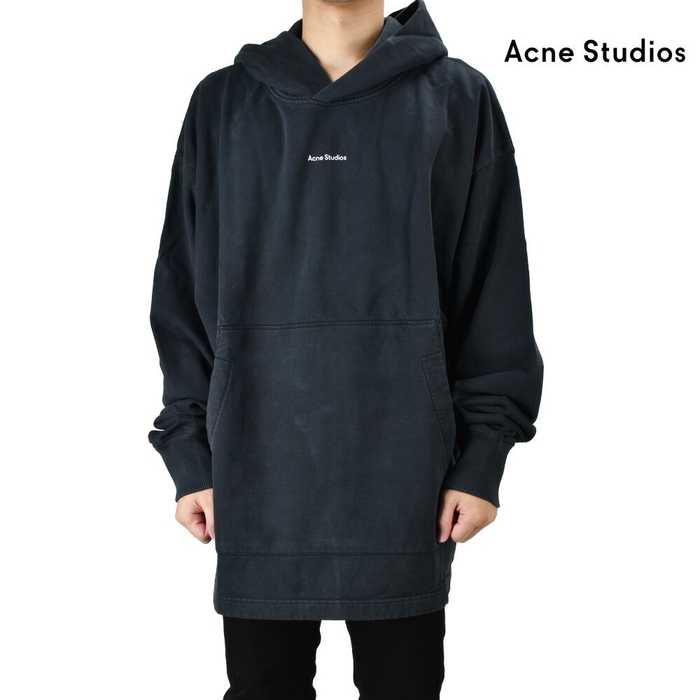 アクネストゥディオズ パーカー メンズ フーディ オーバーサイズ プルオーバーパーカー ブラック 黒 Acne Studios[bi0079-90010]