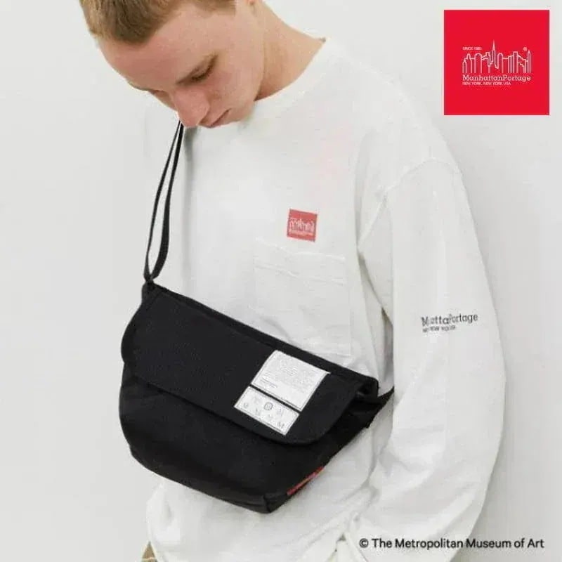 正規品 ショルダーバッグ ナイロン メッセンジャー バッグ XXS THE MET ブラック 1603-MET BLK