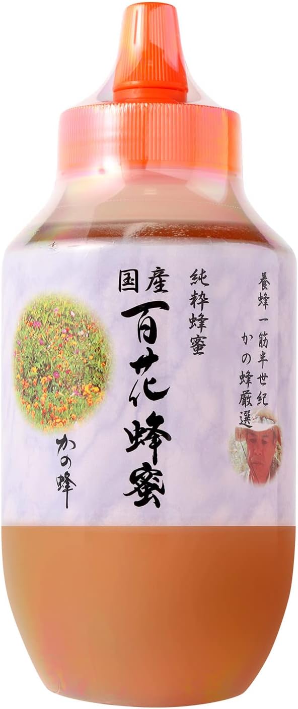 はちみつ 専門店 かの蜂 国産 百花 蜂蜜 1000g 1kg 完熟 の 純粋 蜂蜜 とんがり容器 5,296円