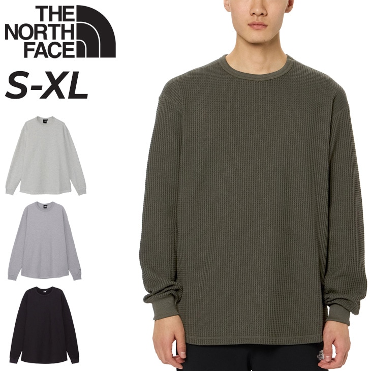 長袖 Tシャツ メンズ レディース ワッフルクルー サーマルTシャツ/NT62436