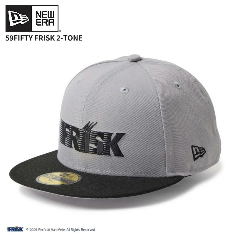 ニューエラ メンズ キャップ レディース 帽子 NEW ERA 59FIFTY FRISK フリスク 2-Tone グレー/ブラック コラボキャップ 14863807