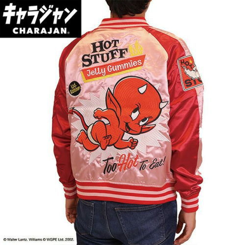 丸眞(マルシン) スカジャン(L) ホットスタッフ レッドホット　男女兼用 キャラクター キャラジャン CHARAJAN 　4755007900