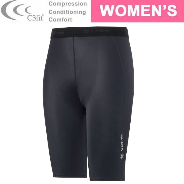 C3fit シースリーフィット CMPS HALF TIGHTS コンプレッションハーフタイツ GCW04366 レディース