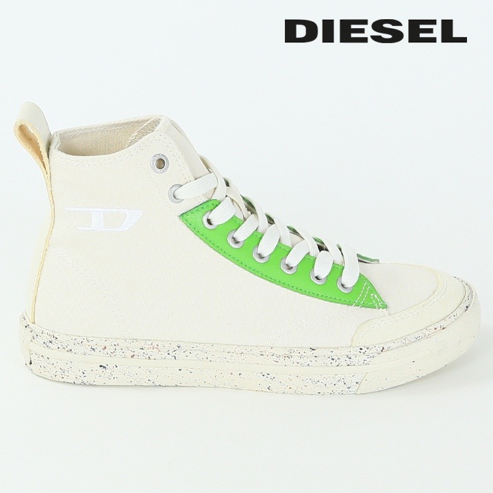 ミドルカットスニーカー 靴 レディース S-ATHOS MID W オーガニックコットンキャンバス レースアップ die-l-k-f4-ka5