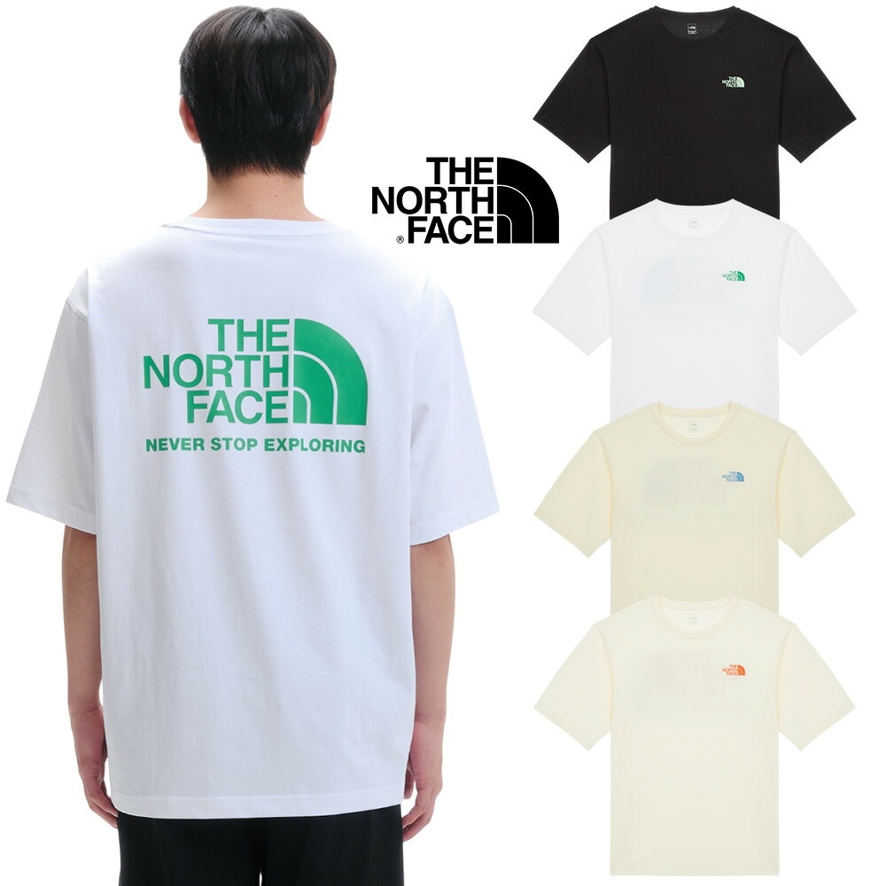 送料無料 THE NORTH FACE MS AURORA EX S/S R/TEE ザノースフェイス 韓国正規品 Tシャツ 半袖 夏 ロゴ 大きいサイズ メンズ おしゃれ 大人 カジュアル