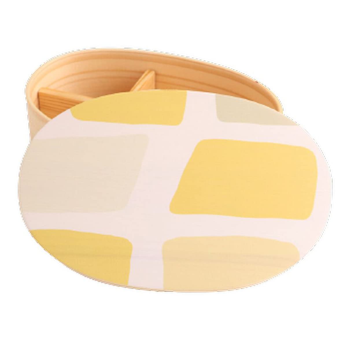 j-kitchens 曲げわっぱ 弁当箱 17.5cm × 11.3cm × 6.3cm 500ml ウレタンコーティング/絵：蒔絵調紀州加工 Current model