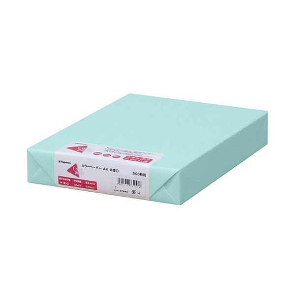 (まとめ) 長門屋商店 Color Paper A4中厚口 空 ナ-3262 1冊(500枚) (×5セット)