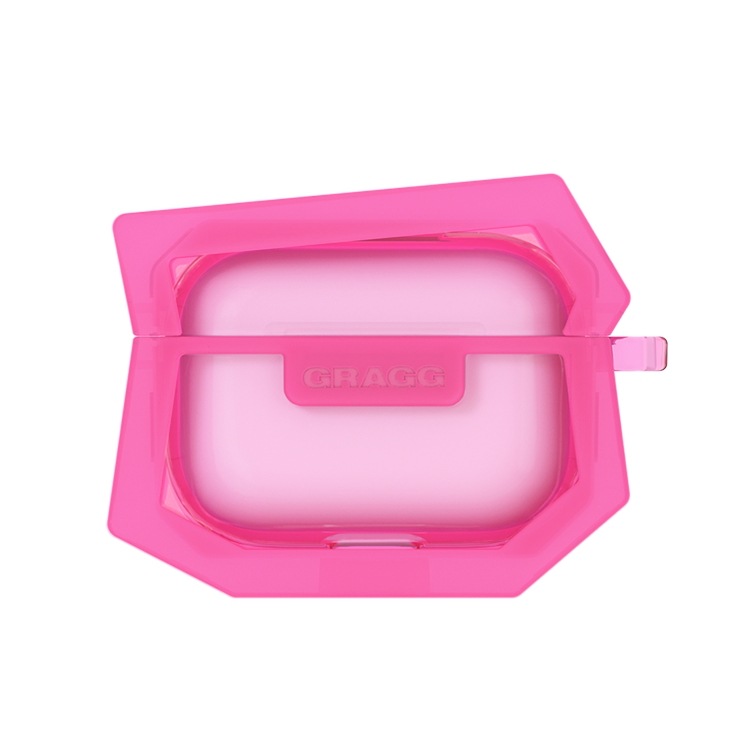 【GRAGG】 LANDING CORNER CASE - CLEAR PINK イヤホンケース 正規品