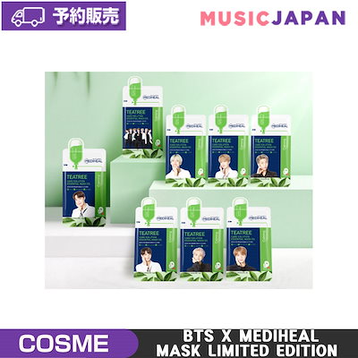 BTS X MEDIHEAL MASK TEATREE 1SET(8EA) + MINI PHOTOCARD 1次予約 送...のサムネイル