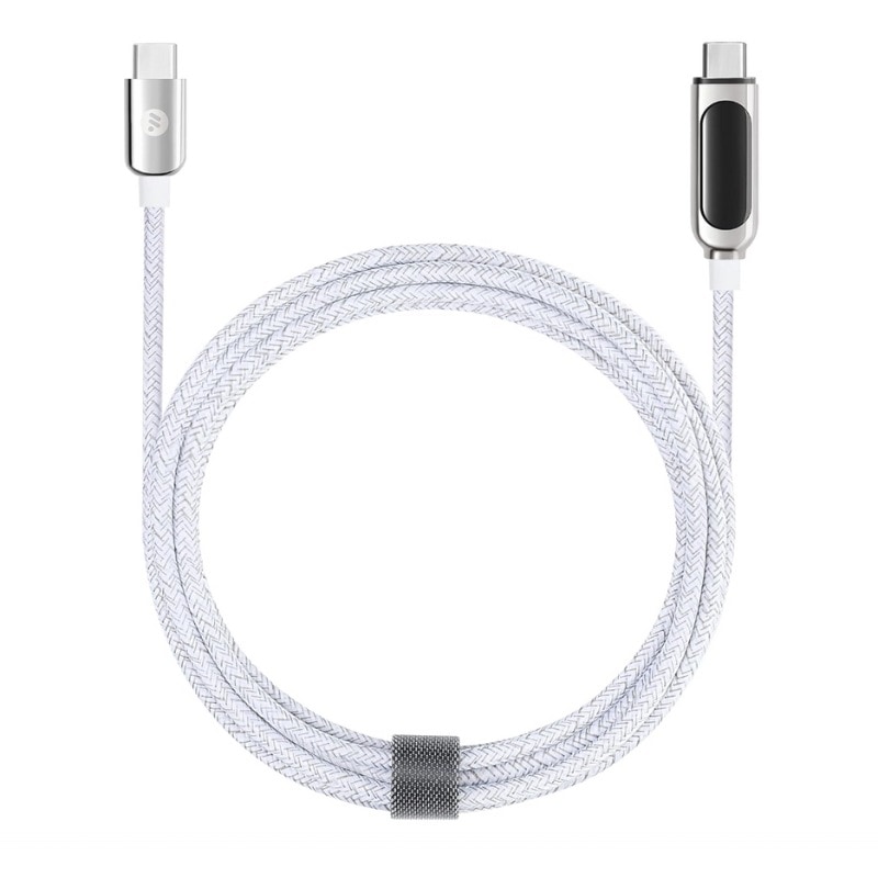 フジレック Pixel Cable USB 5本セット アプリ連動でアニメテキストが動く 急速充電 高速データ転送対応 高耐久 プレゼントにも (USB Type-C to USB Type-C)