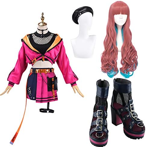 フォークナー コスプレ 衣装 仮装 バーチャル ハロウィン 学園祭 イベント プレゼント 贈り物 プレゼント 祭り 変装 コスプレ祭 ウィッグ 靴 帽子付き