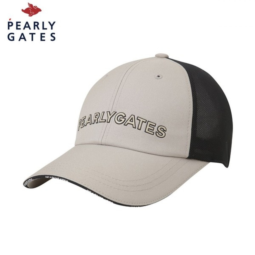 [パリゲイツ] パブリックメッシュミックスロゴボールキャップ