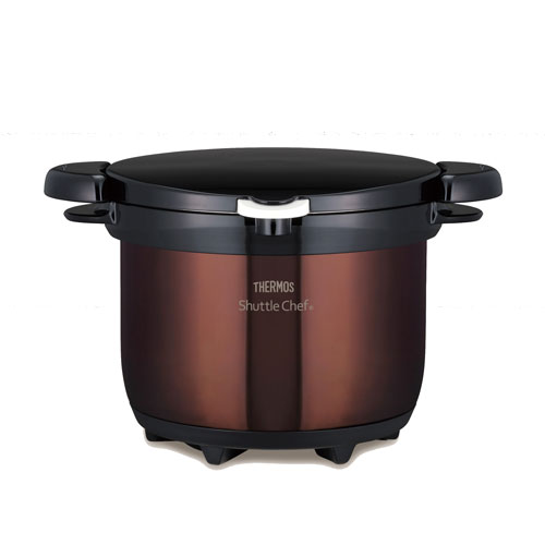 サーモス KBG-3000-CBW 【IH対応】真空保温調理器　20cm　3.0L　クリアブラウン KBG3000CBW