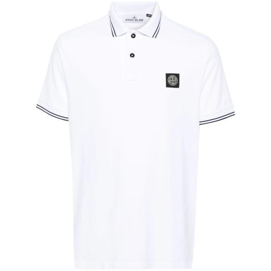 STONE ISLAND Men Polo Shirts 152200010 S0018 V1001 WHITE