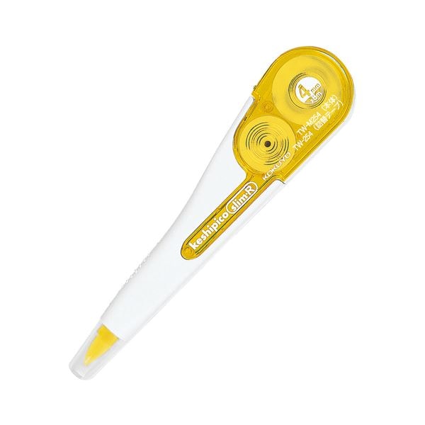 （まとめ） コクヨ 修正テープ（ケシピコスリム）詰め替えタイプ 4mm幅×8m 黄・白 TW-M254 1個 (×30セット)