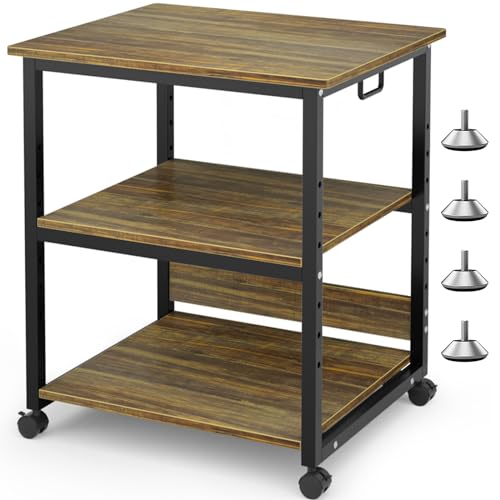 DEWEL プリンタ台 プリンタラック 幅60cm 奥行50cm 高さ70cm 総耐荷重90* キャ 7,496円