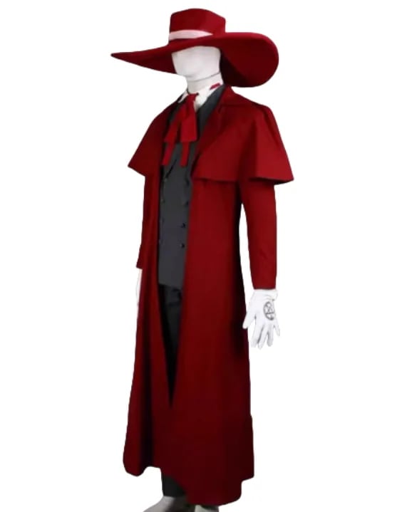 新作入荷HELLSING ヘルシング アーカードコスプレ衣装 男女共用 撮影用 ユニフォーム 舞台演出服 クリスマス仮装