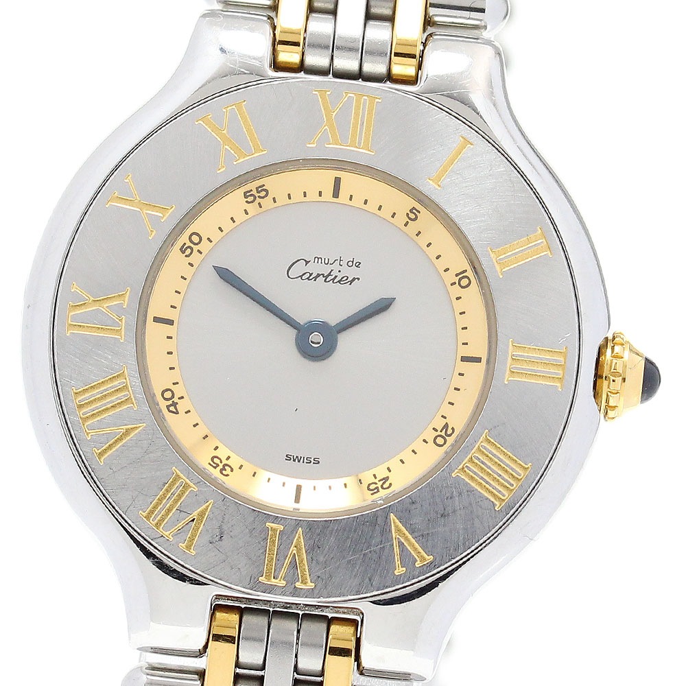 カルティエ CARTIER W10073F4 マスト21 クォーツ レディース _845556【中古】 73,480円