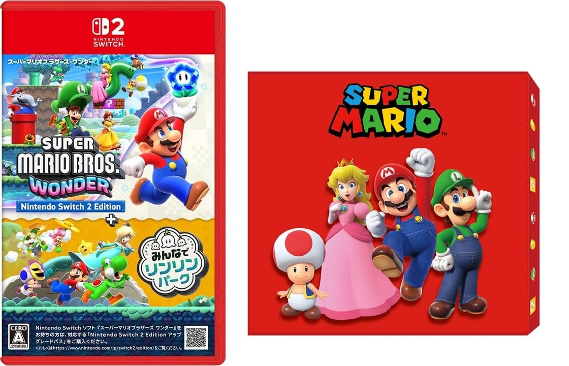【オリジナルマリオデザインBOXでお届け】スーパーマリオブラザーズ ワンダー Nintendo Switch 2 Edition みんなでリンリンパーク -Switch2