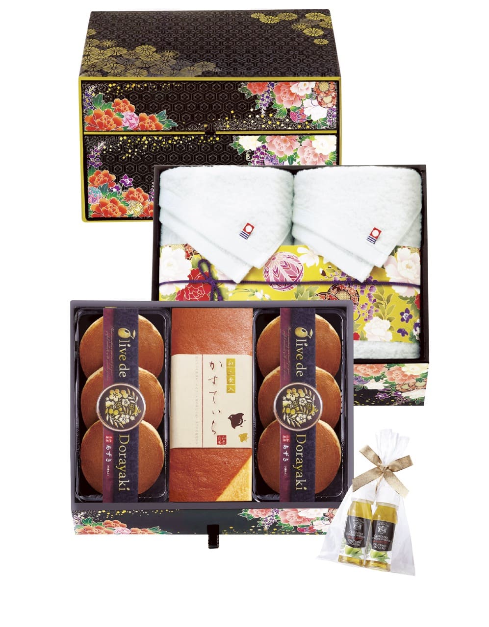 40%OFF 匠菴謹製 ミニたんす御進物「オリーブ de どら焼き」Premium ODKF-IJ53 スイーツ お菓子 ギフト 詰め合わせ お返し 法事 お歳暮