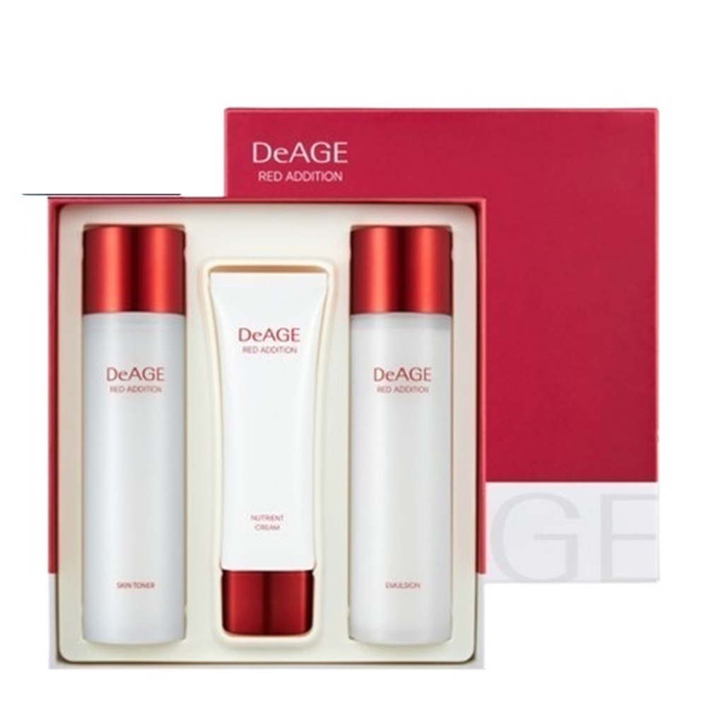 ディエイジ レッド アディション クラシック スキンケア セット スキン120ml + エマルジョン 120ml + クリーム 50ml