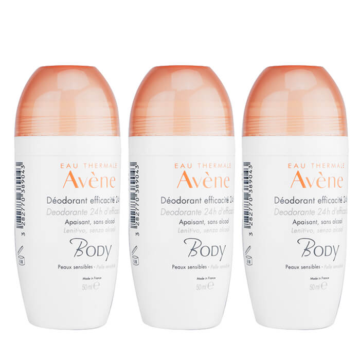 アベンヌ デオドラント24h 50ml 3本 Avene 敏感肌 海外発送 国際書留郵便発送 5,376円