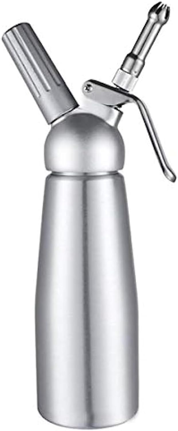 真空キャニスターフォームガンアルミニウムクリームガンサイフォンボトルフレーミングガンサイフォンボトルフォームガンキッチンベーキングツールデザートツール500ml