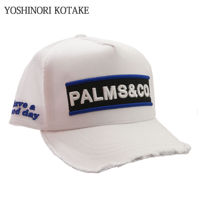 【数量限定特別価格】 ヨシノリコタケ YOSHINORI KOTAKE x パームスアンドコー PALMS&CO. SC EMB Twill Cap キャップ 251-001629-010-2