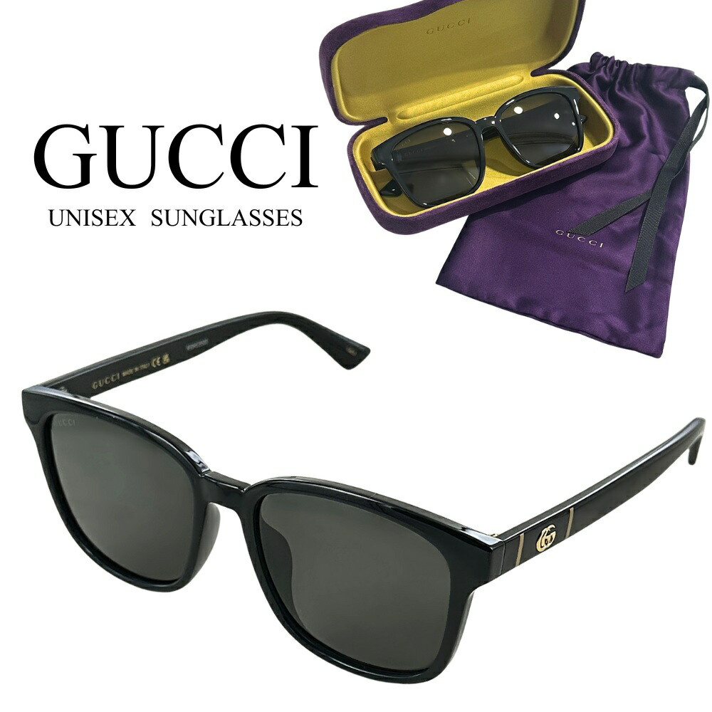 GUCCI グッチ GG0637SK-001 サングラス アジアンフィット メンズ レディース ユニセックス ギフト プレゼント ランキング お祝い