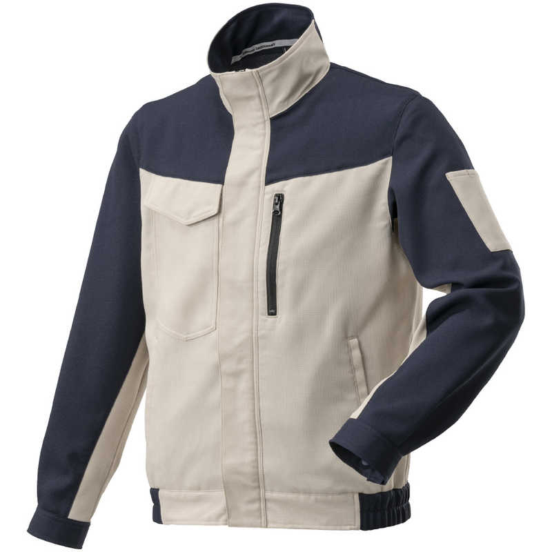 ミズノ　ワークジャケット(春夏向け) ［ユニセックス］ M 89：ネイビー×ベージュ　F2JEA18389