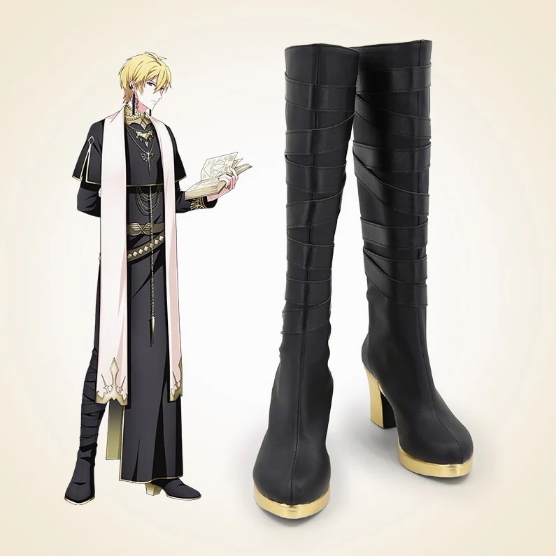 アイドリッシュセブン IDOLiSH7 六彌凪 コスプレ靴 ブーツ