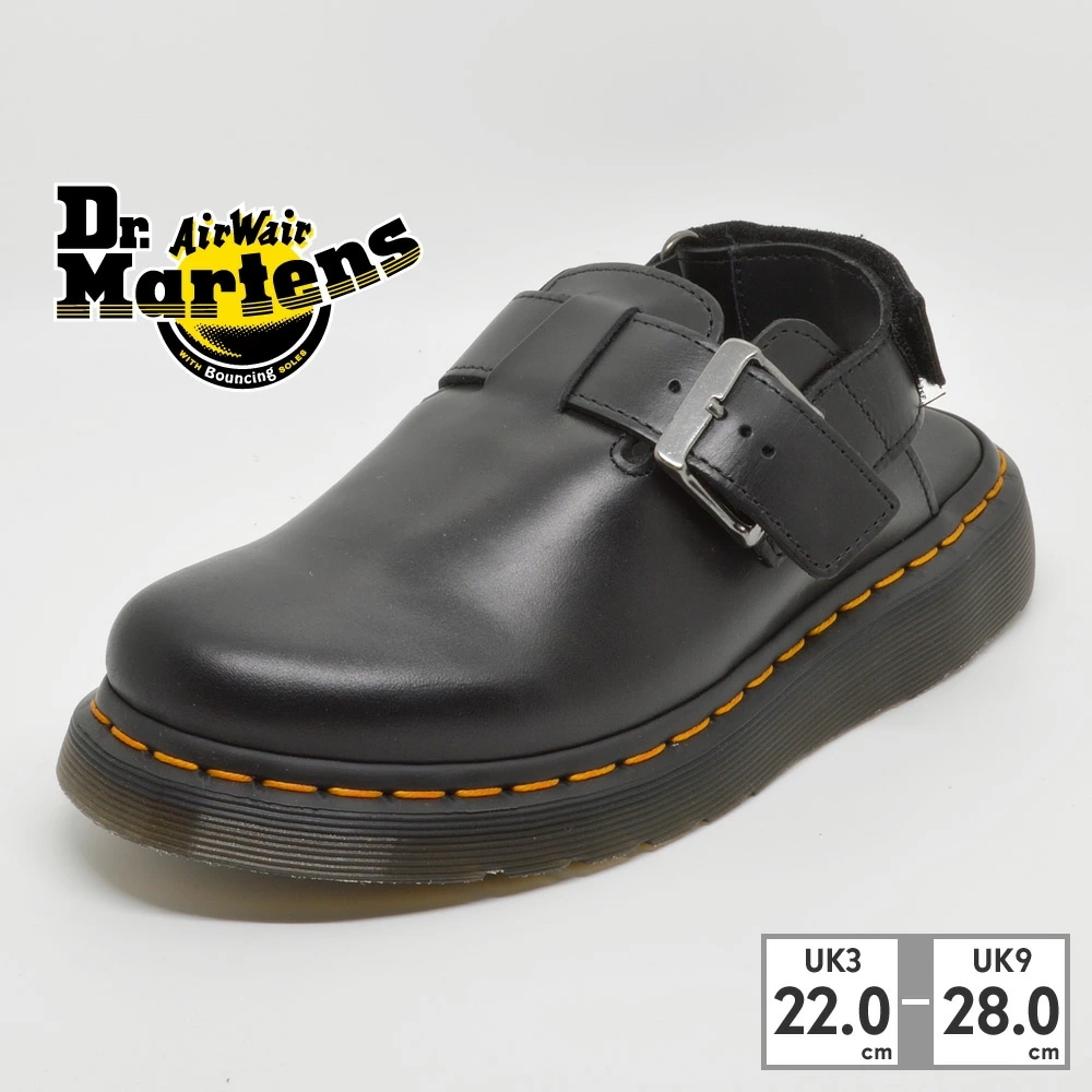 ドクターマーチン サンダル メンズ レディース 30868 30868001 Dr.Martens 2023春夏 Jorge JORGE II BLACK BRANDO【ラッピング不可】 サボ ベルト 17,424円