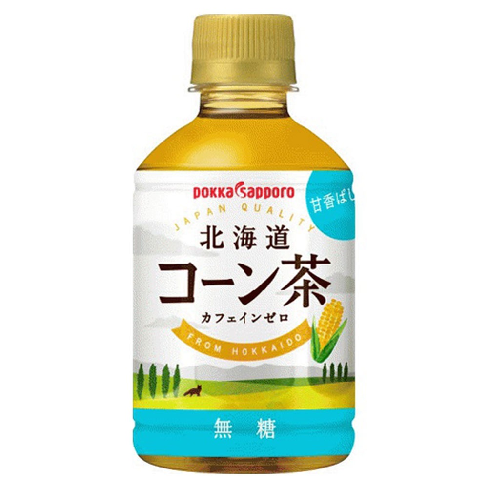【送料無料】 ポッカサッポロ 北海道コーン茶 275ml×2ケース/48本 4,874円