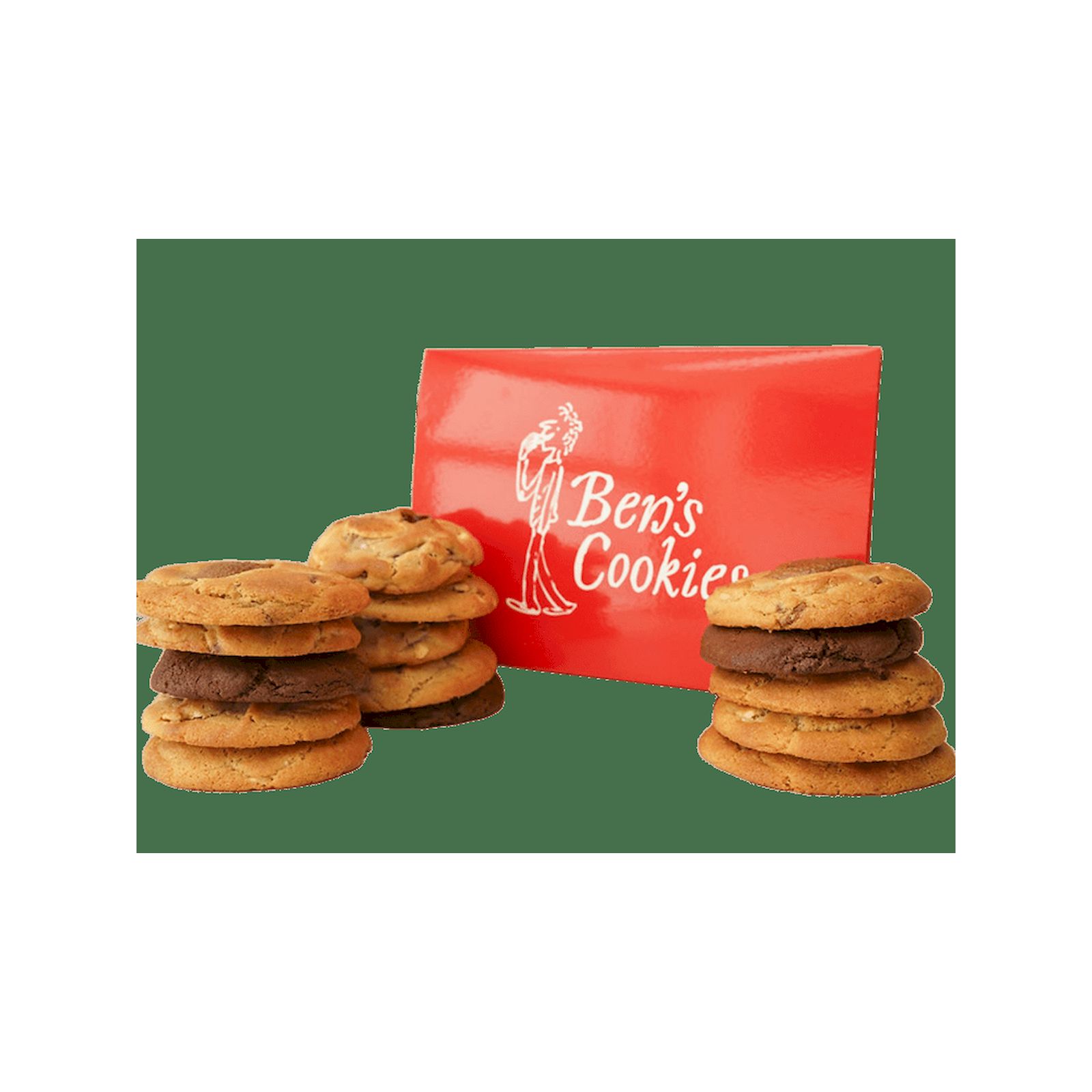 BEN’S LARGE BOX (15 COOKIES) クッキー詰め合わせ　15枚入りラージボックス Ben s Cookies×1個 クッキー ソフトクッキー ベルギー産チョコレート