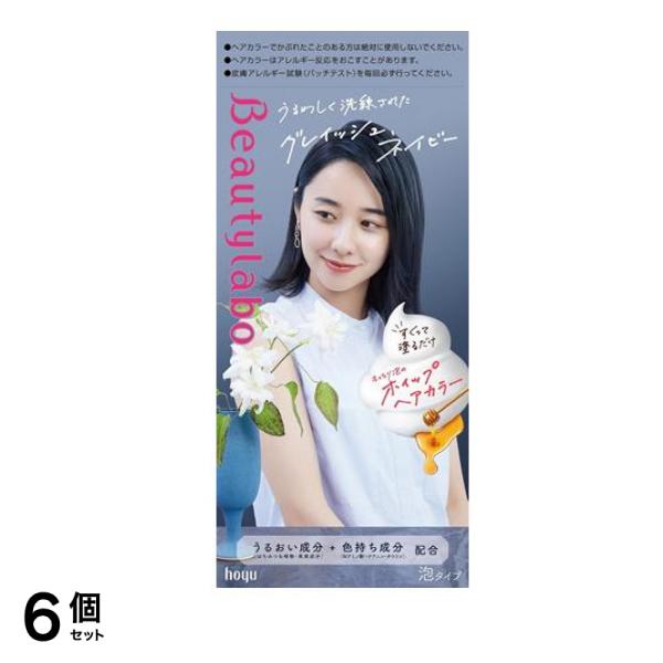 ビューティラボ ホイップヘアカラー グレイッシュネイビー 1個 6個セット