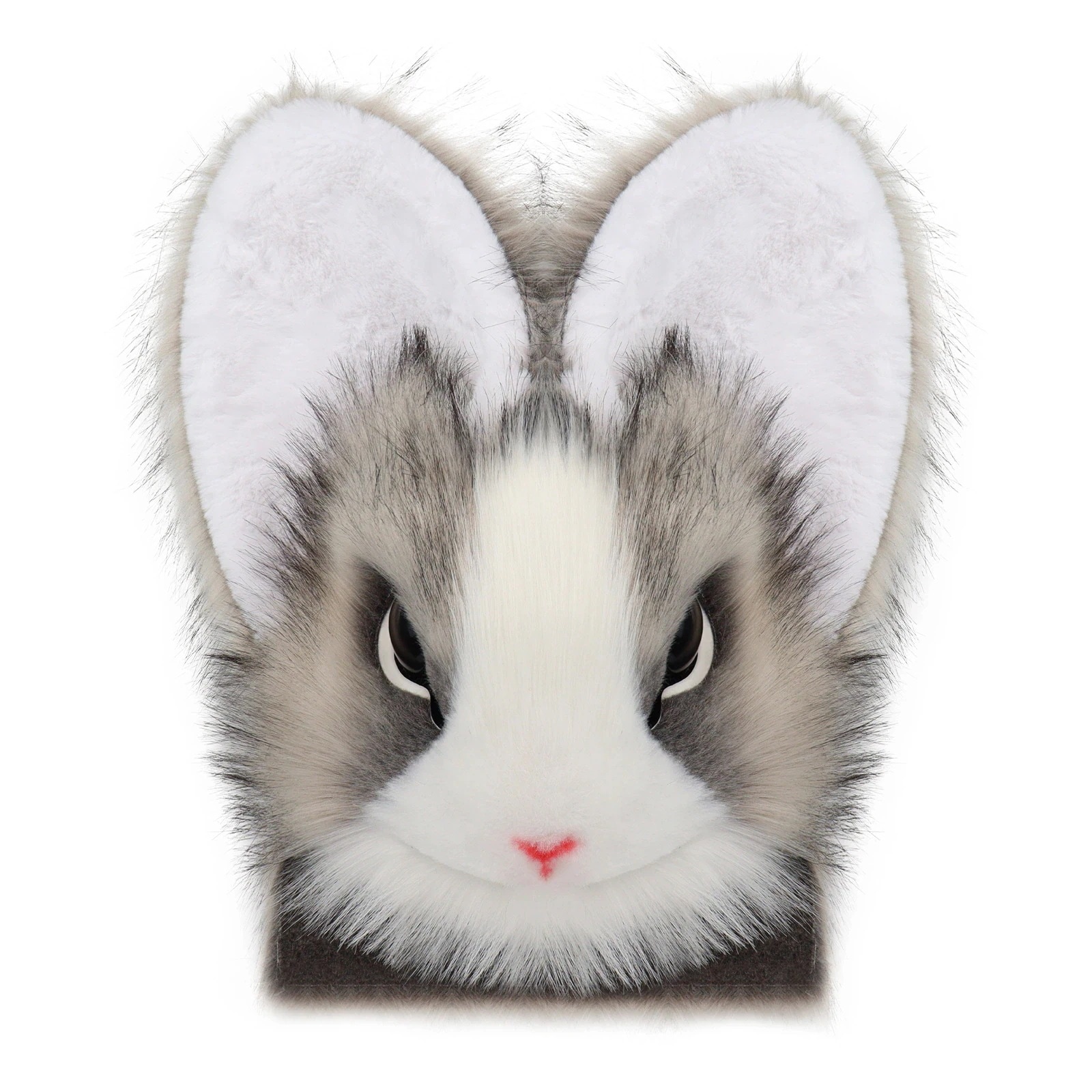 ぬいぐるみウサギの獣頭fursuitシングルヘッド完成品リアルヘッドセットコミック展コスプレ福瑞獣装可装