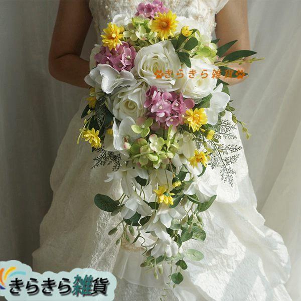 枯れない花 ウェディング 花嫁ブーケ 花束 薔薇 造花飾り 牡丹 シルク フラワー ギフト ホーム 北欧風 美術館 結婚式 人工観葉植物