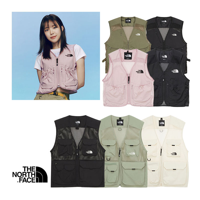 NV5VQ02 GEAR MESHVEST / NV5VQ03 MS EXPLORING MESHVEST メンズギヤメッシュベスト 韓国 アクティビティ アウトドア ランニング マラソン