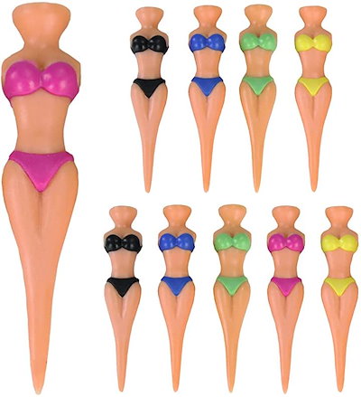 ゴルフ ティー 面白い ネタ 景品 10本セット バラエ...のサムネイル
