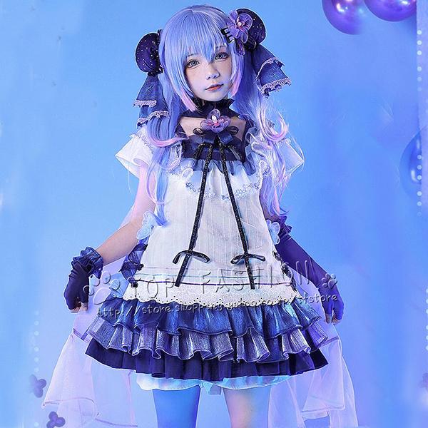 VOCALOID ボーカロイドシリーズ 風 初音MIKU ブルーベリー コスプレ 衣装 cosplay パーティー イベント 舞台服 ハロウィン クリスマス変装（ウィッグ追加 ）