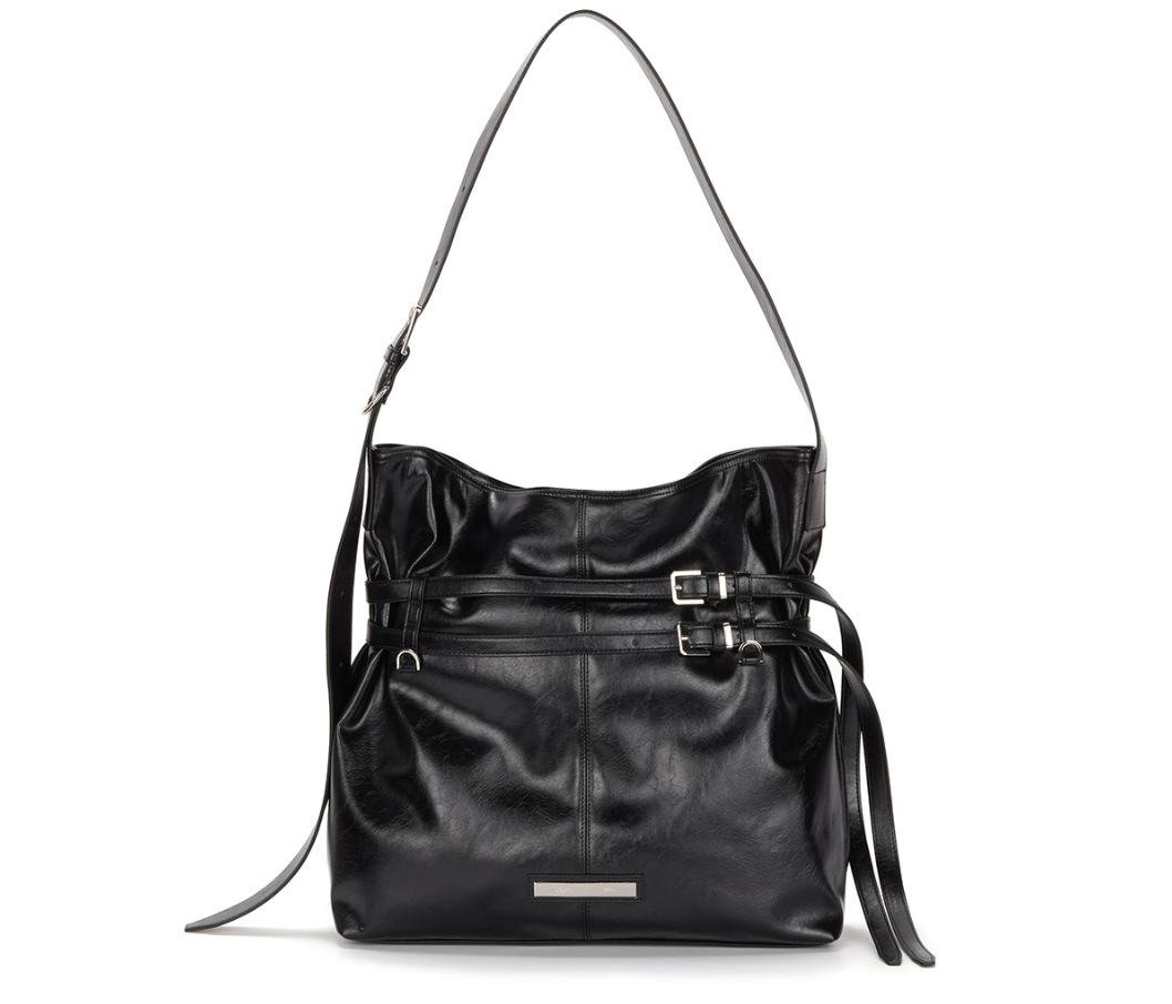 [正規品] DOUBLE BELTED STRAP BIG BAG IN IVORY