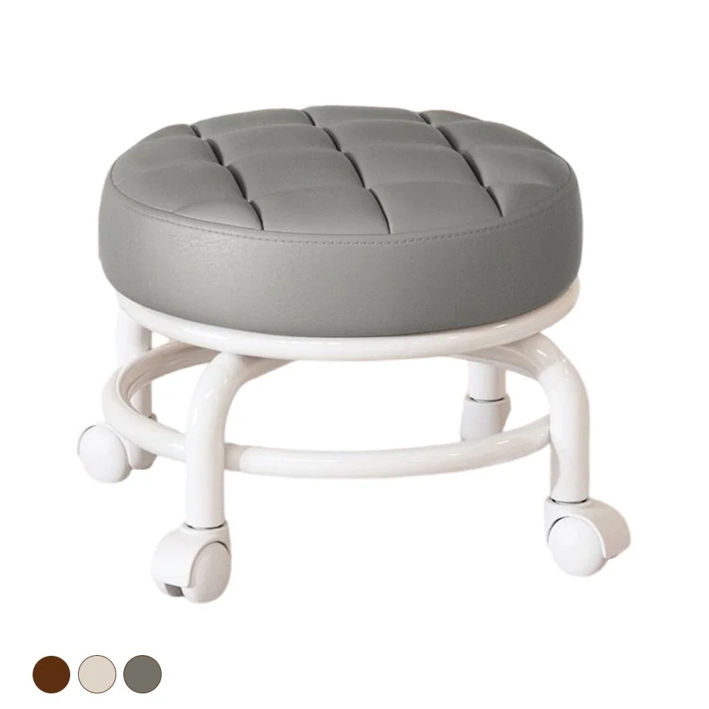 【20点セット】メガ割スツール おしゃれ 作業椅子 低い丸椅子 イス チェア ラウンドチェア ラウンドスツール ダイニングチェア 北欧 カフェ風 回転椅子 キャスター付き　丸椅子 C-72